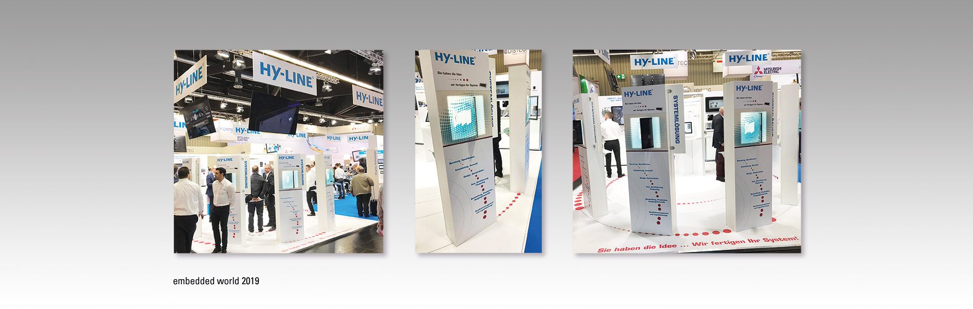 HY-LINE Messestand Embedded World 2019